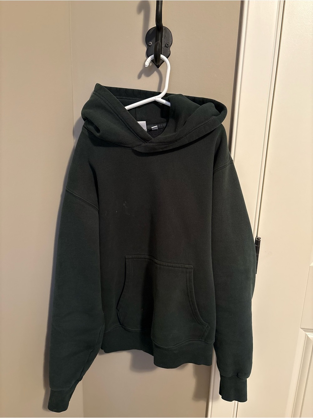 Aritzia Forest Green Crewneck Hoodie